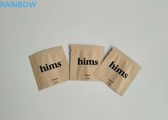 La aduana de la cápsula de la vitamina imprimió se levanta las bolsas, bolsos de empaquetado del sellado caliente cualquier tamaño