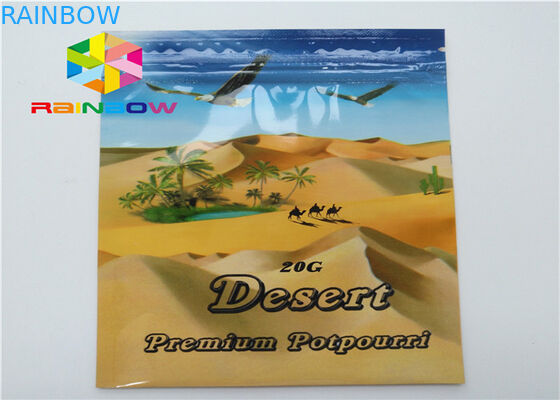 Los bolsos de empaquetado del sellado caliente de la impresión de CMYK, prueba del olor se levantan bolsos de la bolsa de la cremallera