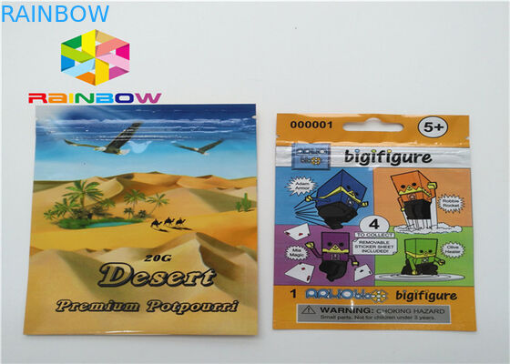 Los bolsos de empaquetado del sellado caliente de la impresión de CMYK, prueba del olor se levantan bolsos de la bolsa de la cremallera