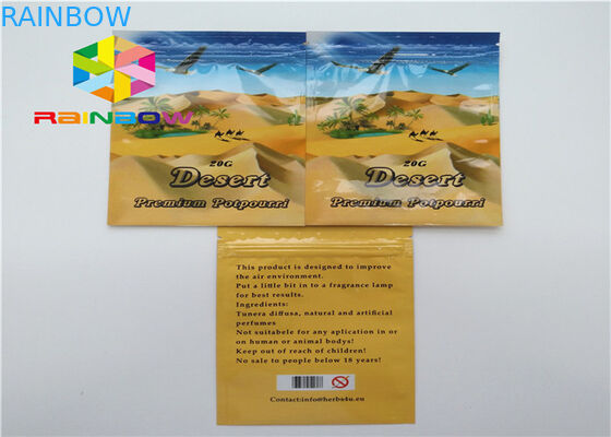 Bolsas plásticas del bolso herbario del incienso que empaquetan la cerradura de la cremallera de las píldoras de la energía de la bolsa de Kratom