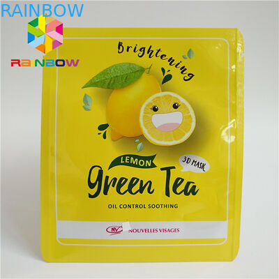 Tres que el lado sellado imprimió bolsos Ziplock laminaron la máscara de ojo facial del papel de aluminio