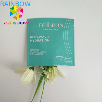 Tres que el lado sellado imprimió bolsos Ziplock laminaron la máscara de ojo facial del papel de aluminio