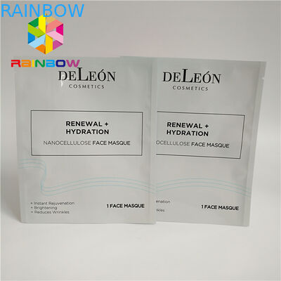 3 capas laminaron las bolsas plásticas materiales que empaquetaban el bolso Ziplock de la hoja de la máscara para la máscara de ojo facial