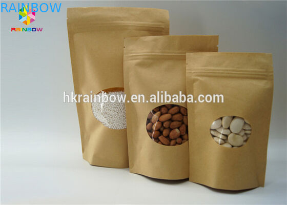 Pequeño efecto mate de empaquetado de Doypack de la bolsa de la bolsa de papel de la cerradura de la cremallera del papel de aluminio para la comida