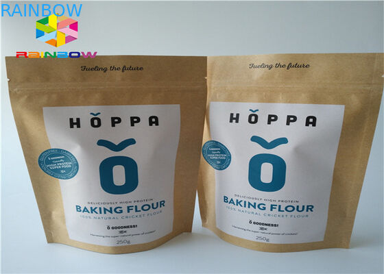 Pequeño efecto mate de empaquetado de Doypack de la bolsa de la bolsa de papel de la cerradura de la cremallera del papel de aluminio para la comida