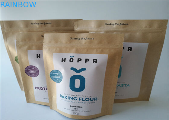 Pequeño efecto mate de empaquetado de Doypack de la bolsa de la bolsa de papel de la cerradura de la cremallera del papel de aluminio para la comida