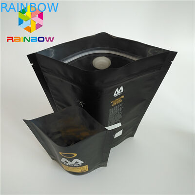 Levántese el empaquetado de las bolsas plásticas impreso un bolso de café Ziplock de la válvula de la manera