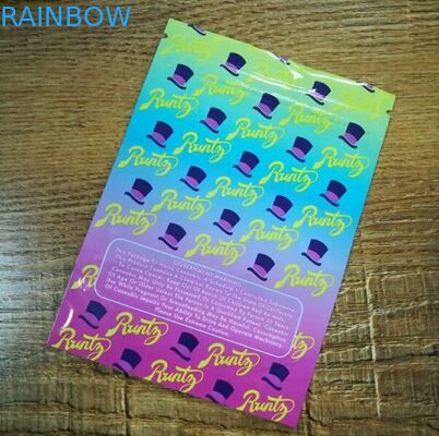 El holograma que imprime el incienso herbario que empaqueta, galletas se levanta la bolsa plástica para el Als grande exótico