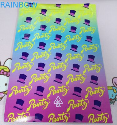 El holograma que imprime el incienso herbario que empaqueta, galletas se levanta la bolsa plástica para el Als grande exótico