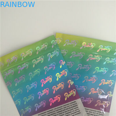 El holograma que imprime el incienso herbario que empaqueta, galletas se levanta la bolsa plástica para el Als grande exótico