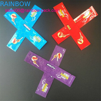 Bolsa de la hoja de la bolsita del polvo de la miel del caballo que empaqueta el bolso real de oro del Vip Malasia de la miel