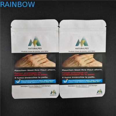 El incienso herbario de THC CBD Gummies que empaqueta Kraft blanco biodegradable empaqueta bolsas de la comida