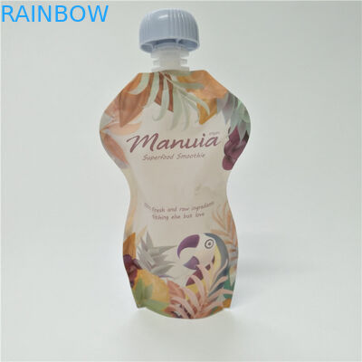 Modificado para requisitos particulares imprimiendo la bolsa reutilizable de empaquetado de los alimentos para niños de la tapa segura del niño de la bolsa del canalón