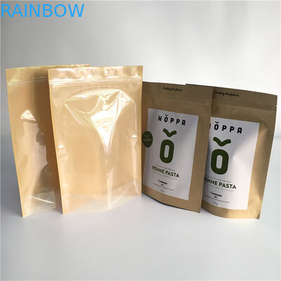 Paquete de empaquetado amistoso del regalo de Kraft del portador de la bolsa de papel de Eco con el logotipo de encargo Priniting