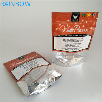 Mates que se puede volver a sellar se levantan tamaño modificado para requisitos particulares las bolsas herbarias reutilizables del incienso de los bolsos del Ziplock