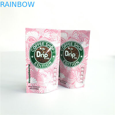 El empaquetado de encargo de las bolsas plásticas de la impresión se levanta el bolso de la cremallera con una válvula de desgasificación de la manera