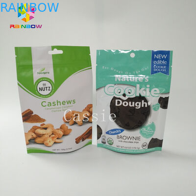 La impresión del fotograbado se levanta la cerradura de la cremallera del bolso del papel de aluminio modificada para requisitos particulares para la comida del polvo