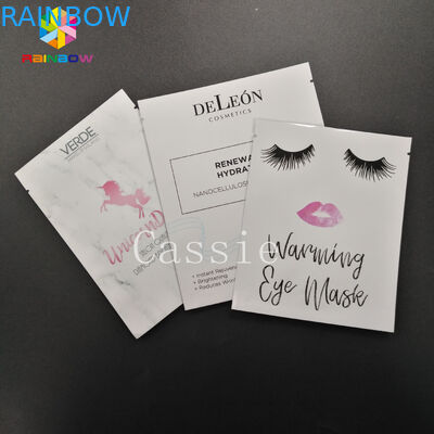 El sello de encargo del apretón empaqueta el empaquetado facial laminado vacío cosmético de la máscara del papel de aluminio