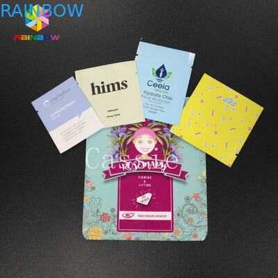 El sello plástico del uno mismo del papel de aluminio empaqueta el pequeño empaquetado multicolor de tragante abierto del almacenamiento del regalo