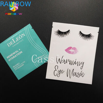 SGS/FDA se levantan la bolsa que empaqueta el sello facial de los lados de los cosméticos tres del paquete de la máscara de la hoja de la belleza