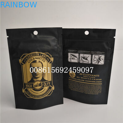 Bolsas plásticas de la prueba del olor pequeñas que empaquetan el bolso resistente del niño de Mylar de las malas hierbas