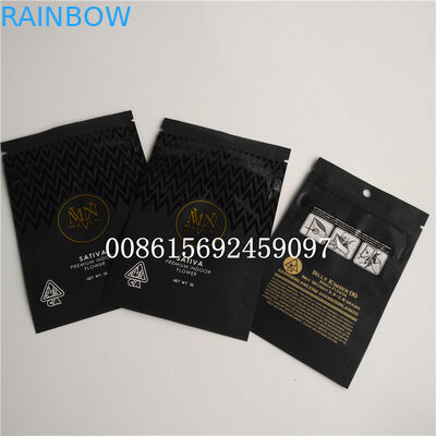 Bolsas plásticas de la prueba del olor pequeñas que empaquetan el bolso resistente del niño de Mylar de las malas hierbas