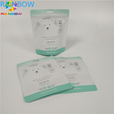 El cierre en la parte superior se levanta bolsos de empaquetado del exfoliante corporal del papel de aluminio de la sal de baño de la bolsa de la hoja