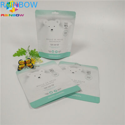 El cierre en la parte superior se levanta bolsos de empaquetado del exfoliante corporal del papel de aluminio de la sal de baño de la bolsa de la hoja