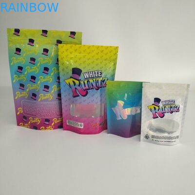 Cerradura impresa Digitaces de empaquetado modificada para requisitos particulares de la cremallera de Mylar de la bolsa de plástico del incienso herbario mate