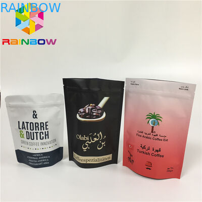 El papel de aluminio de encargo de la impresión del MOPP empaqueta la cerradura a prueba de humedad de la cremallera con la válvula