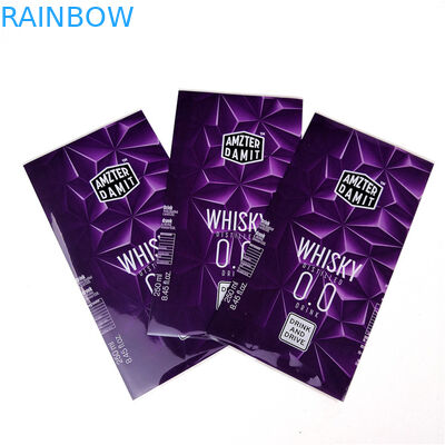 Prenda impermeable resistente ULTRAVIOLETA de las etiquetas de la funda del encogimiento colorida para la etiqueta plástica de la botella de agua