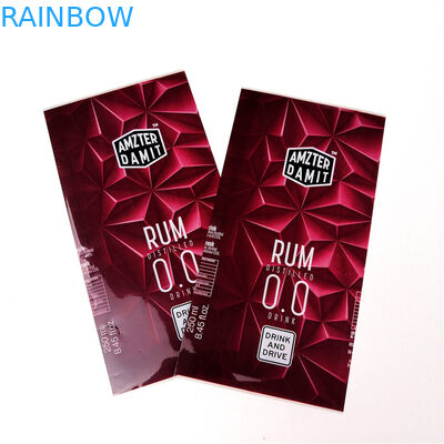 El encogimiento a todo color de la bebida de la manga de encogimiento de calor del ANIMAL DOMÉSTICO de la impresión etiqueta el logotipo de encargo sensible al calor