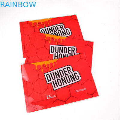 Bebida impresa clara adhesiva de la energía del encogimiento de las etiquetas impermeables de la manga sensible al calor