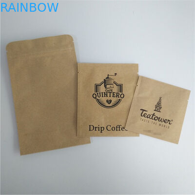 Impresión biodegradable modificada para requisitos particulares café caliente del fotograbado de Doypack de las bolsas de papel de la lámina para gofrar