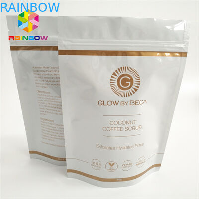 El bolso laminado de la cremallera de los bas de la hoja se levanta venta caliente plástica impresa aduana de empaquetado de las bolsas del café de las bolsas de plástico de la bolsa