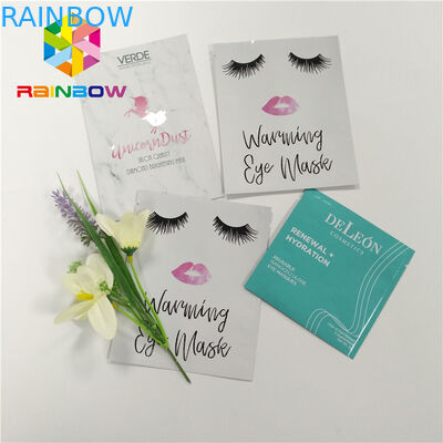 La aduana lateral del sello tres impresa se levanta el bolso de los cosméticos del papel de aluminio de las bolsas