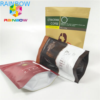 Bolsas plásticas laminadas de la comida material que empaquetan el papel de aluminio con la válvula