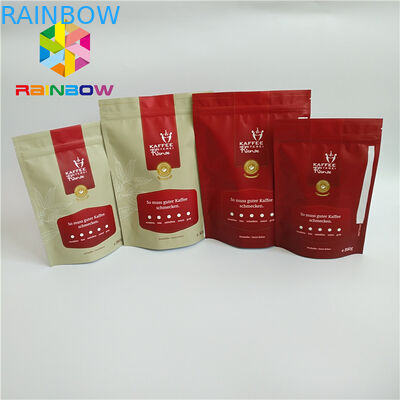 Bolsas plásticas laminadas de la comida material que empaquetan el papel de aluminio con la válvula