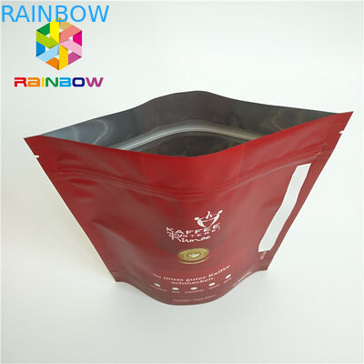 Bolsas plásticas laminadas de la comida material que empaquetan el papel de aluminio con la válvula