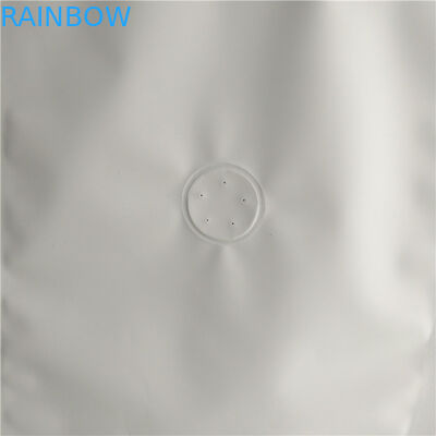 Relleno superior de la impresión blanca llana de la película del acondicionamiento de los alimentos del bolso de la parte inferior plana con la válvula de aire