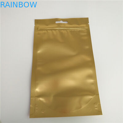 La cremallera superior se levanta el material laminado los bolsos de la bolsa con el agujero euro/redondo de la ejecución