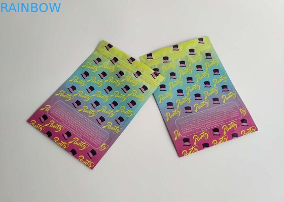 De encargo levántese las bolsas plásticas que empaquetan el Ziplock del holograma del bolso de la semilla de la mala hierba de las galletas