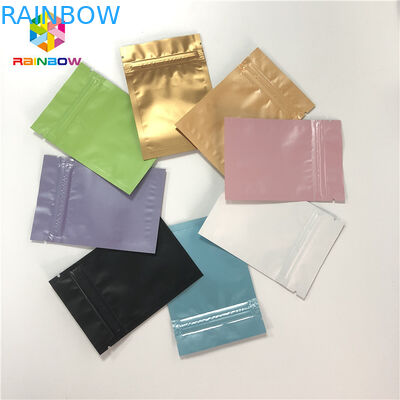 Bolsa a todo color del papel de aluminio que empaqueta bolsos sellados lado Ziplock del plano 3