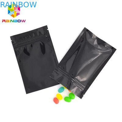 Bolsa a todo color del papel de aluminio que empaqueta bolsos sellados lado Ziplock del plano 3