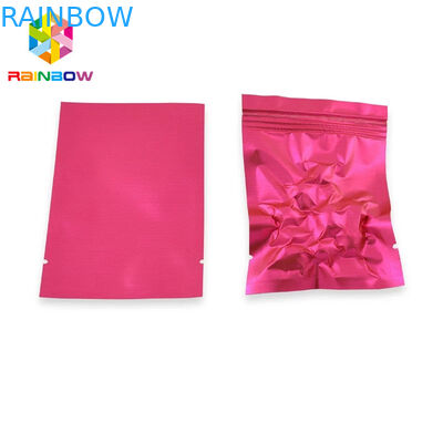 Bolsa a todo color del papel de aluminio que empaqueta bolsos sellados lado Ziplock del plano 3