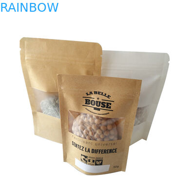 La aduana de empaquetado del bolso reutilizable del bocado imprimió la comida de Kraft se levanta el SGS de la bolsa certificado