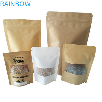 La aduana de empaquetado del bolso reutilizable del bocado imprimió la comida de Kraft se levanta el SGS de la bolsa certificado