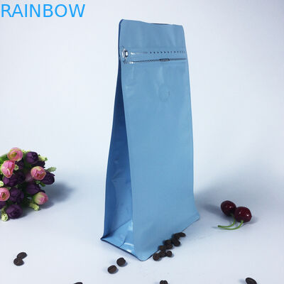 Modificado para requisitos particulares levántese el café lateral del escudete de los bolsos de la bolsa de la cremallera que empaqueta color de CYMK