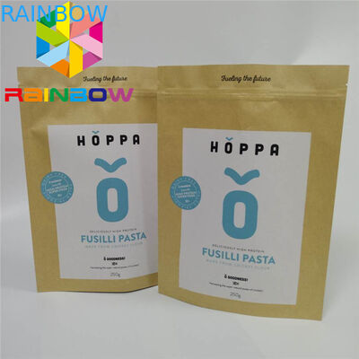 Las malas hierbas del café se levantan el papel impreso aduana de los bolsos de la bolsa que empaqueta el papel de Kraft