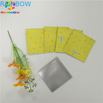 Bolsa de la hoja de la categoría alimenticia que empaqueta el bolso plano de la cremallera del sello lateral de Mylar tres para la cápsula del té del bocado